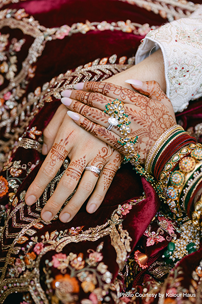 Indian wedding couple Navya & Eddy 