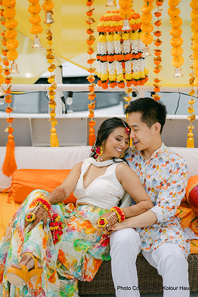 Navya and Eddy's multicultural wedding celebration