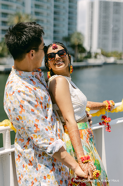 Wedding photoshoot at outdoor location