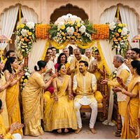 Why More Couples Are Choosing to Celebrate Pithi, Haldi, and Mehendi Together Family-centered Haldi / Pithi celebration