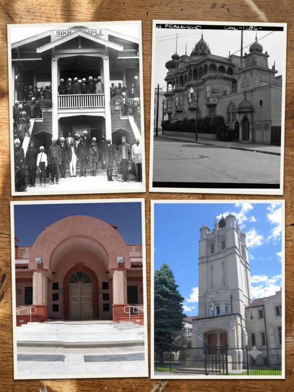 Historic Sikh temples and Indian-American heritage landmarks representing the early history and contributions of Indian immigrants in the United States