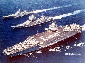 USA sent 7th Fleet’s Task Force, led by the nuclear-powered aircraft carrier USS Enterprise, to the Bay of Bengal.