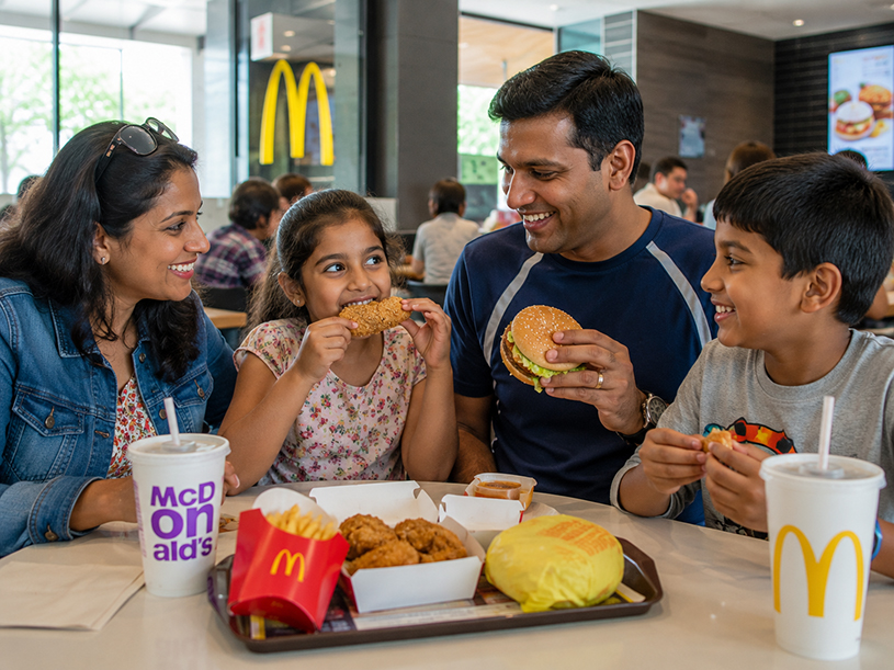 From curry to burgers, every shared meal is another chapter in the IndianAmerican story.
