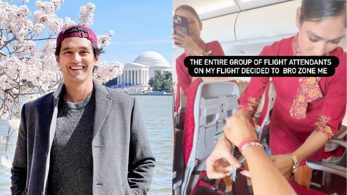 Indian-American Writer Celebrates Raksha Bandhan Midair