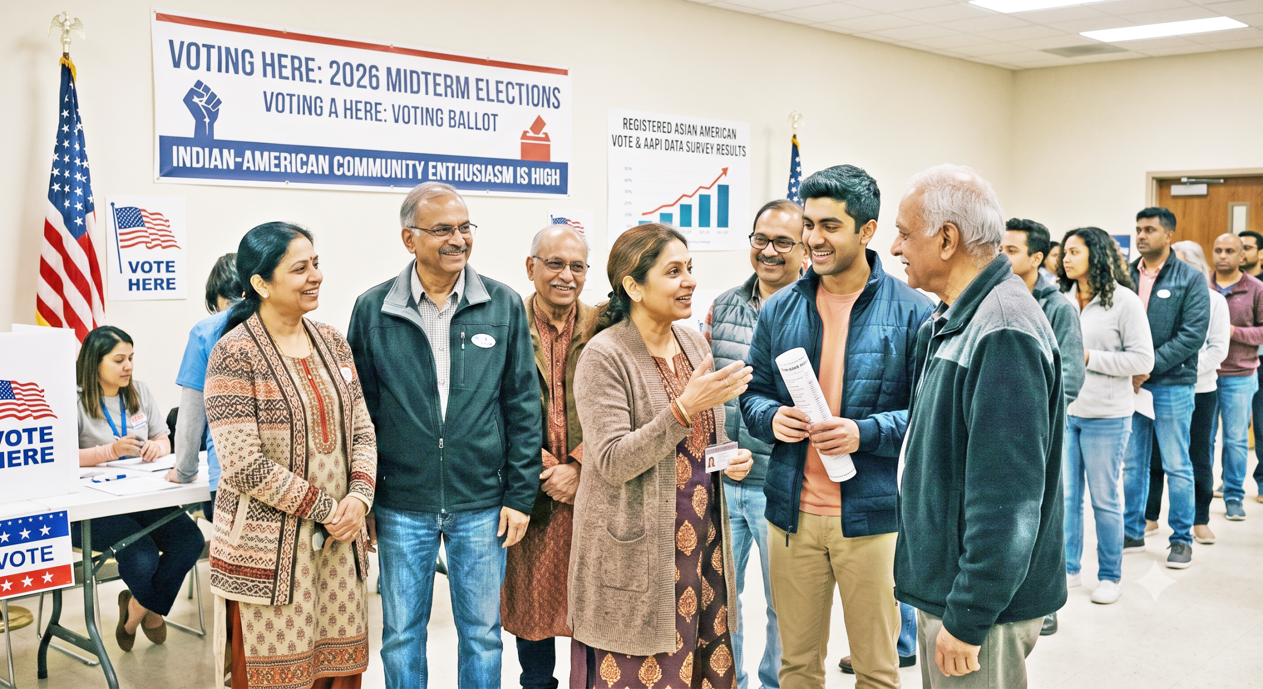 Indian-American Voters Show Strong Midterm Enthusiasm