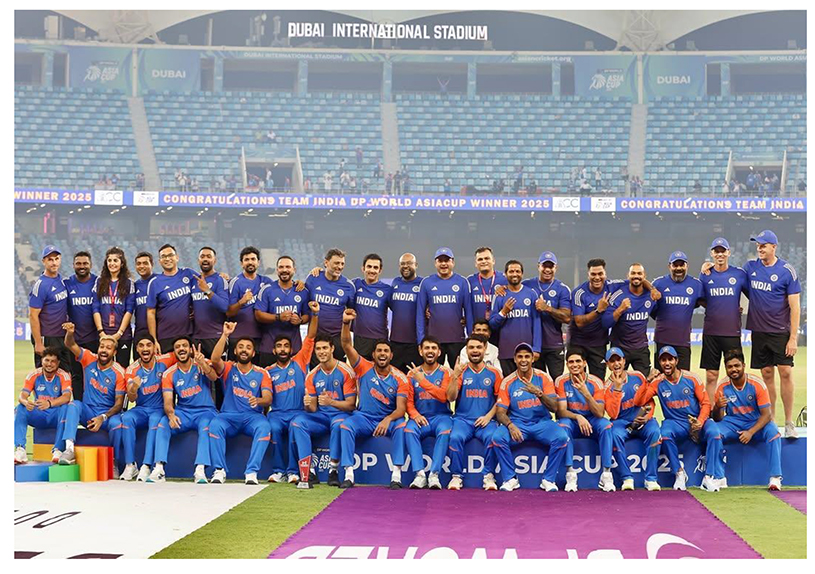 Nine-time champions indian cricket team