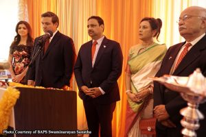 Danny Gaekwad at the Florida Governors Mansion

