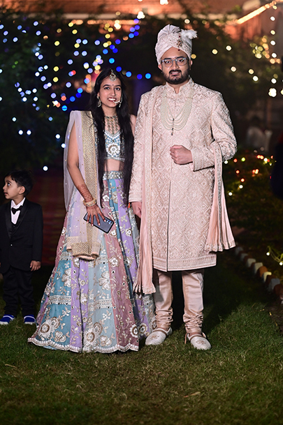 Aneesh with his family member