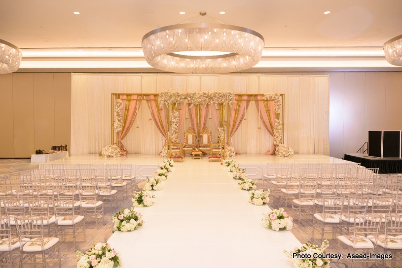 Wedding ceremony seating arrangement