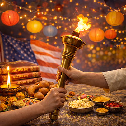 Passing the torch to the next generation symbol