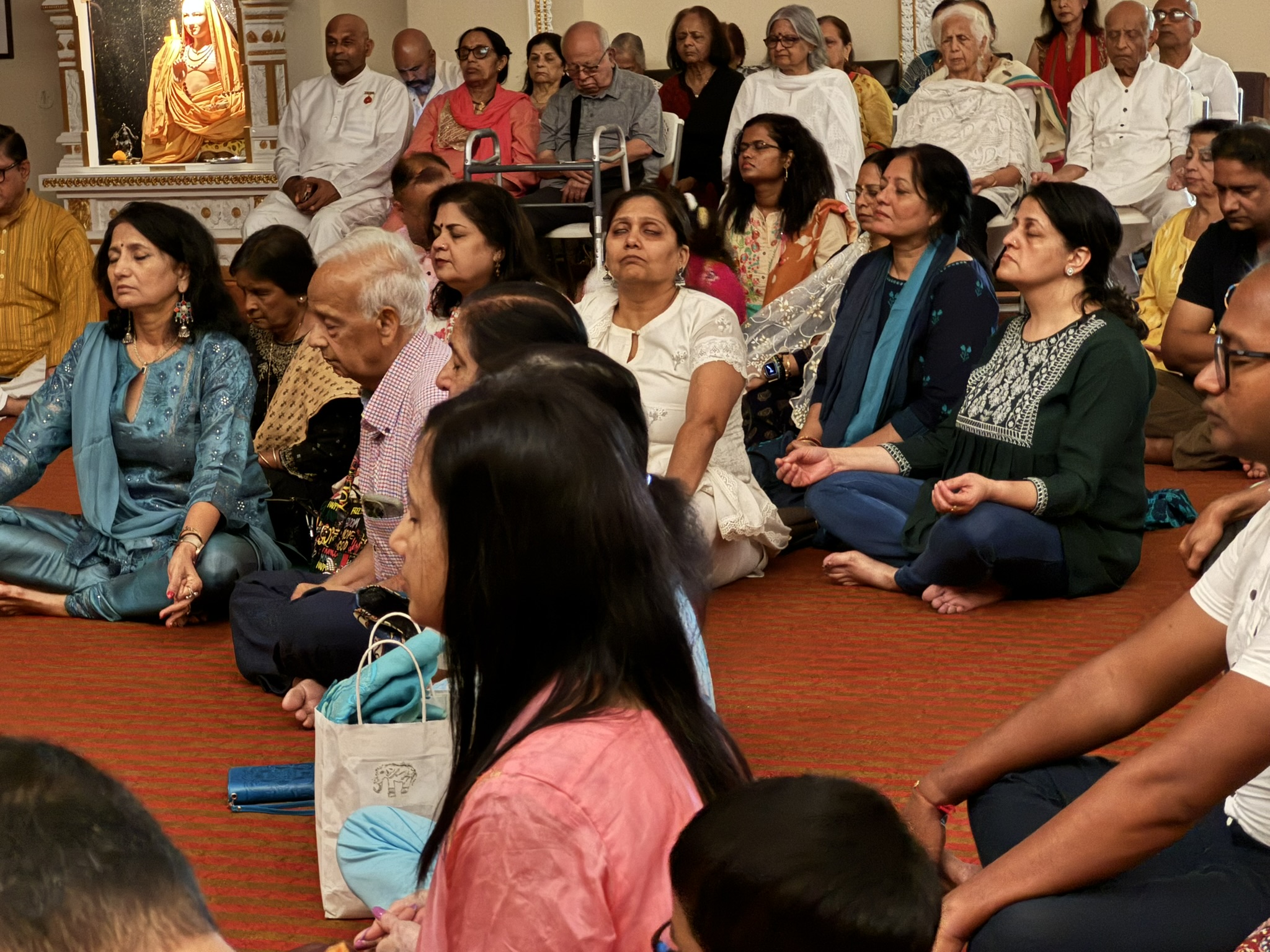 PEOPLE doing meditation