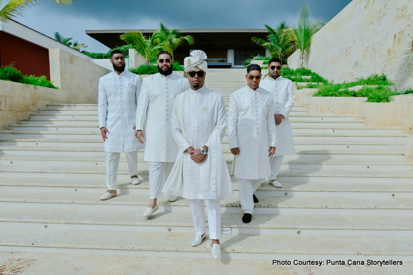 Indian Groom with Groomsmen Indian Groom with Groomsmen