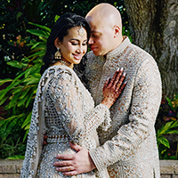 Nazia & Derrick Indian wedding couple Nazia & Derrick