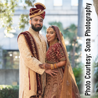 indian wedding couple